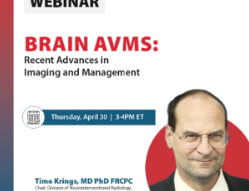 Webinar: Brain AVMS – Recent Advances in Imaging and Management