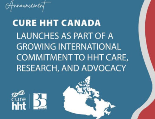 Cure HHT Canada Launches as Part of a Growing International Commitment to HHT Care, Research, and Advocacy